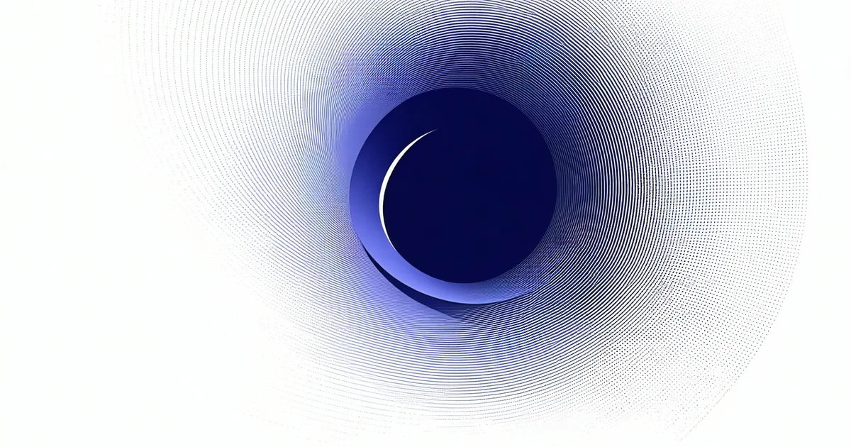 An expanding spiral of forms representing open-ended growth and emergent complexity