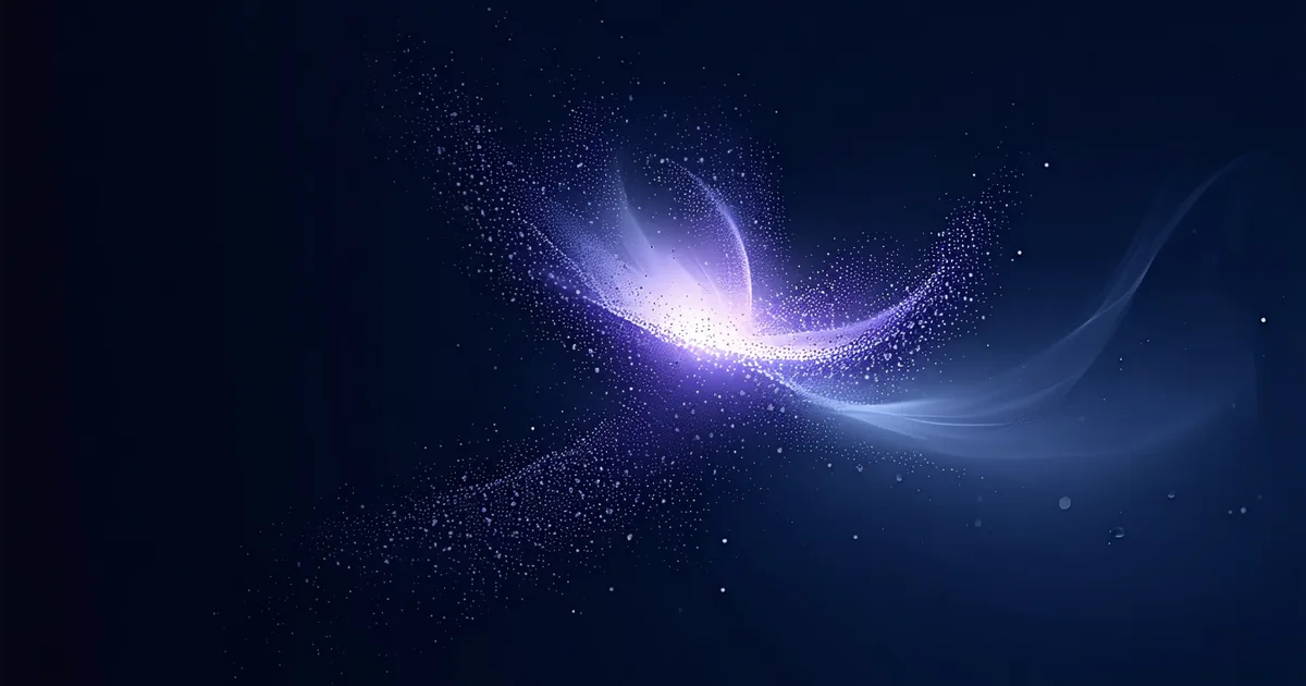 An abstract visual of something beyond description — faint form emerging from noise